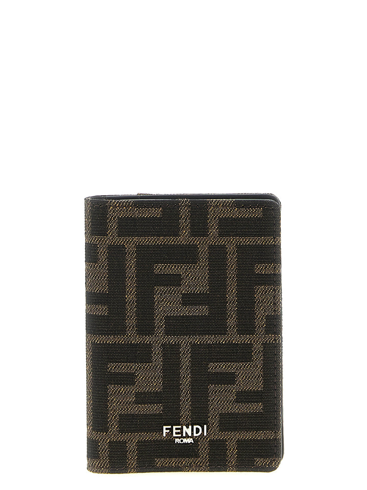 Fendi Ff Card Case Portafogli - Marrone | 8e03263c236953d15627a92d46a73b0514ef8046