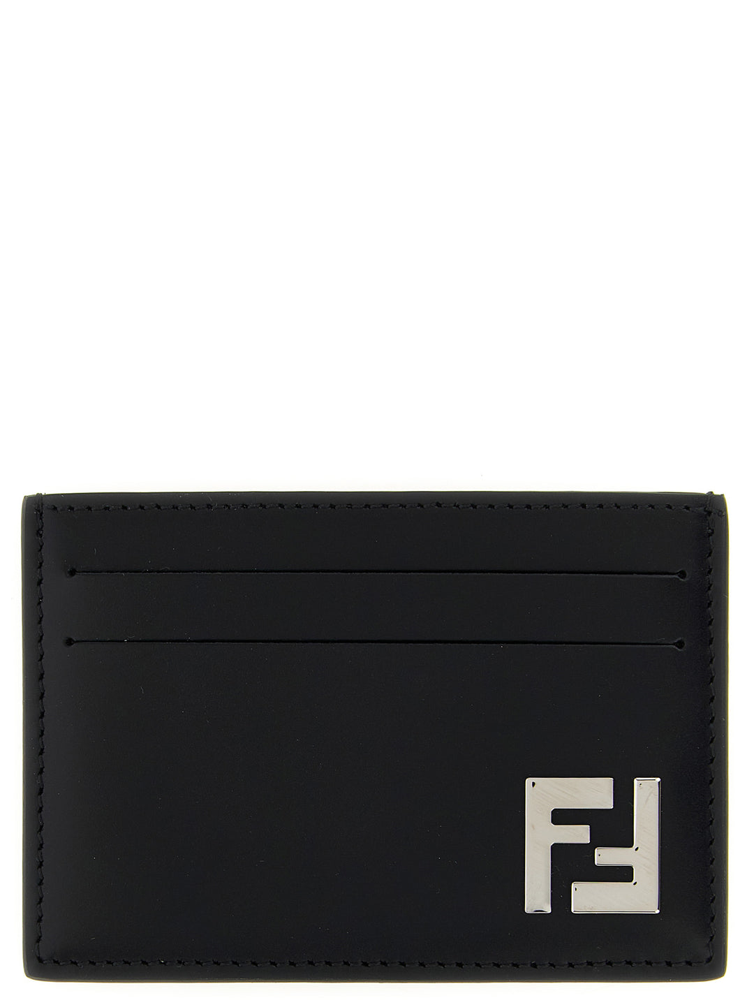 Fendi Slim Squared Ff Portafogli - Nero | df16b48bb3f4b843907b9524359d29cea6085885