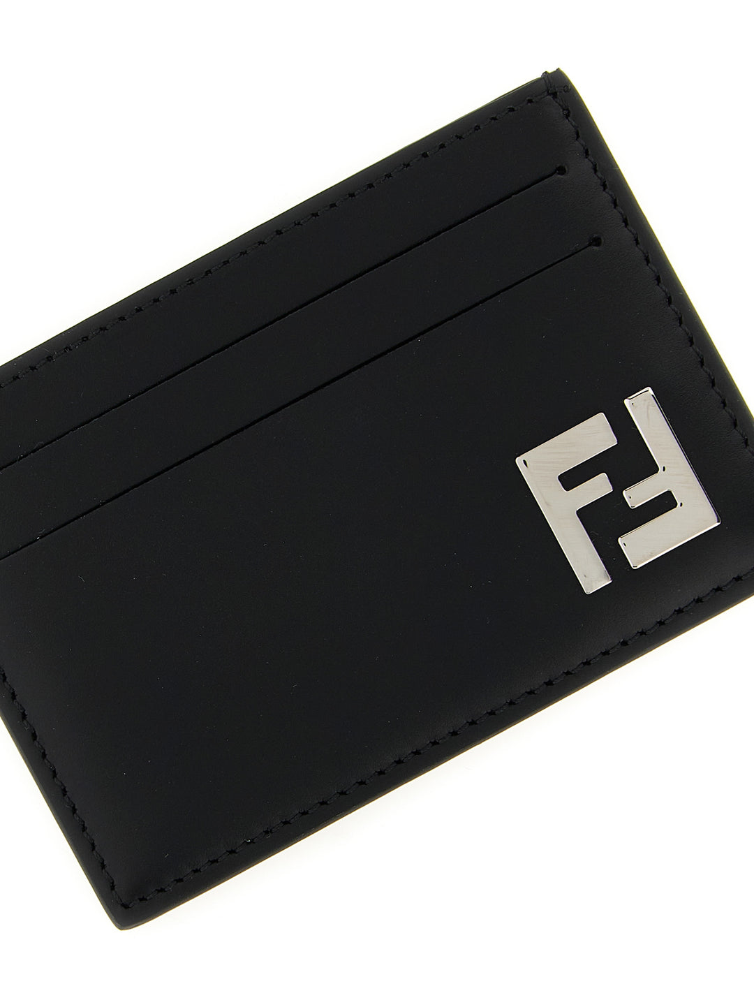 Fendi Slim Squared Ff Portafogli - Nero | 89d77db92af8af820e80f3c2274eba997815e5b3