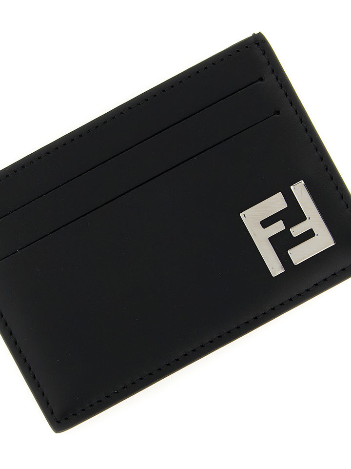 Fendi Slim Squared Ff Portafogli - Nero | 89d77db92af8af820e80f3c2274eba997815e5b3