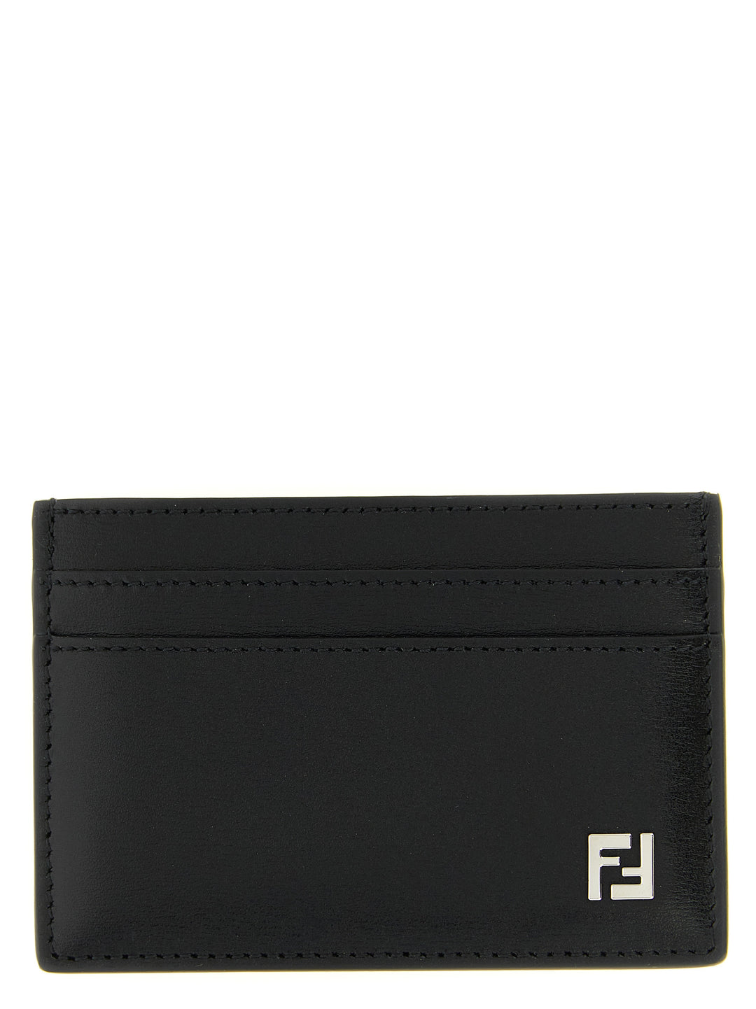 Fendi Squared Ff Portafogli - Nero | 24c1003f2fe581ce35ed5d14d12ae46e2edc3048