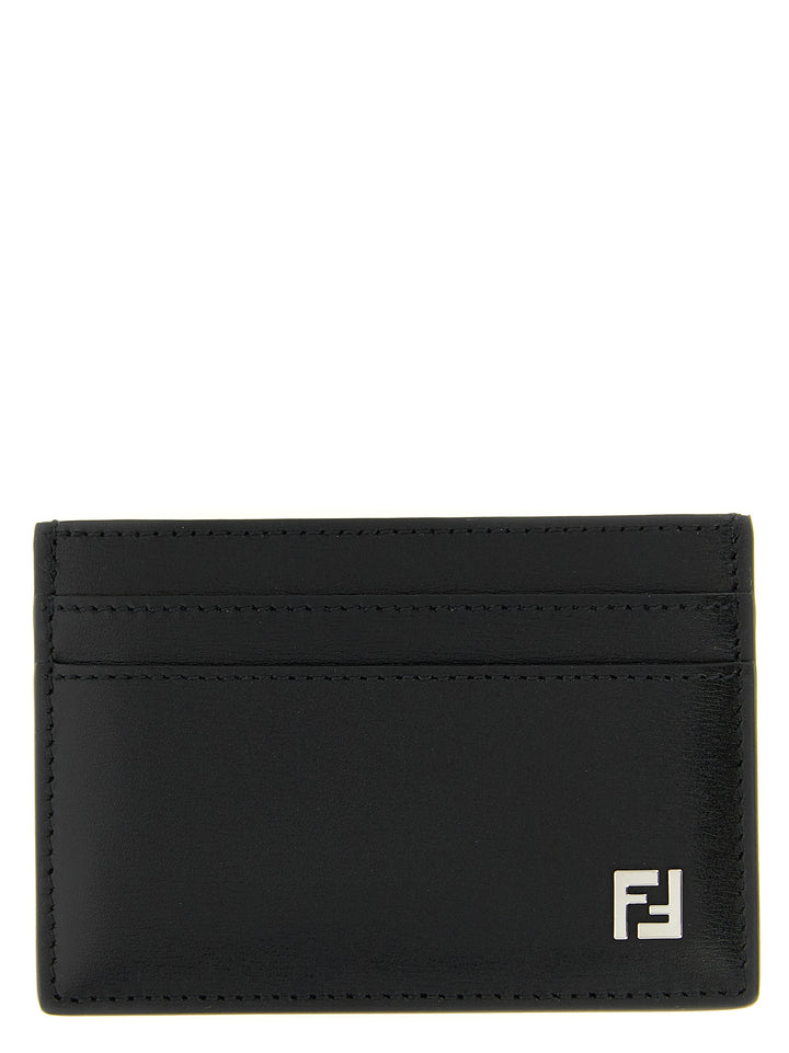 Fendi Squared Ff Portafogli - Nero | 24c1003f2fe581ce35ed5d14d12ae46e2edc3048