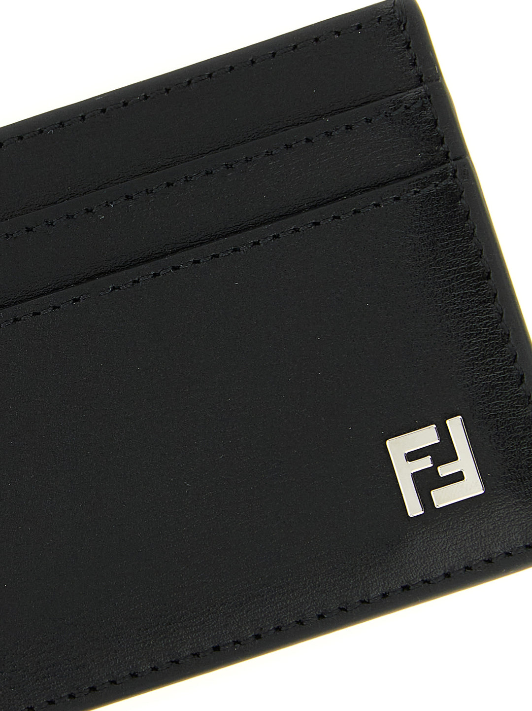 Fendi Squared Ff Portafogli - Nero | 2254940a24e3b4dcb988a16e0768ff7368806e51