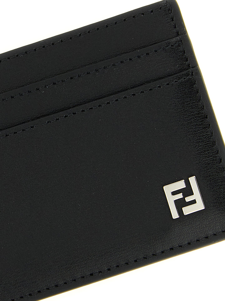 Fendi Squared Ff Portafogli - Nero | 2254940a24e3b4dcb988a16e0768ff7368806e51