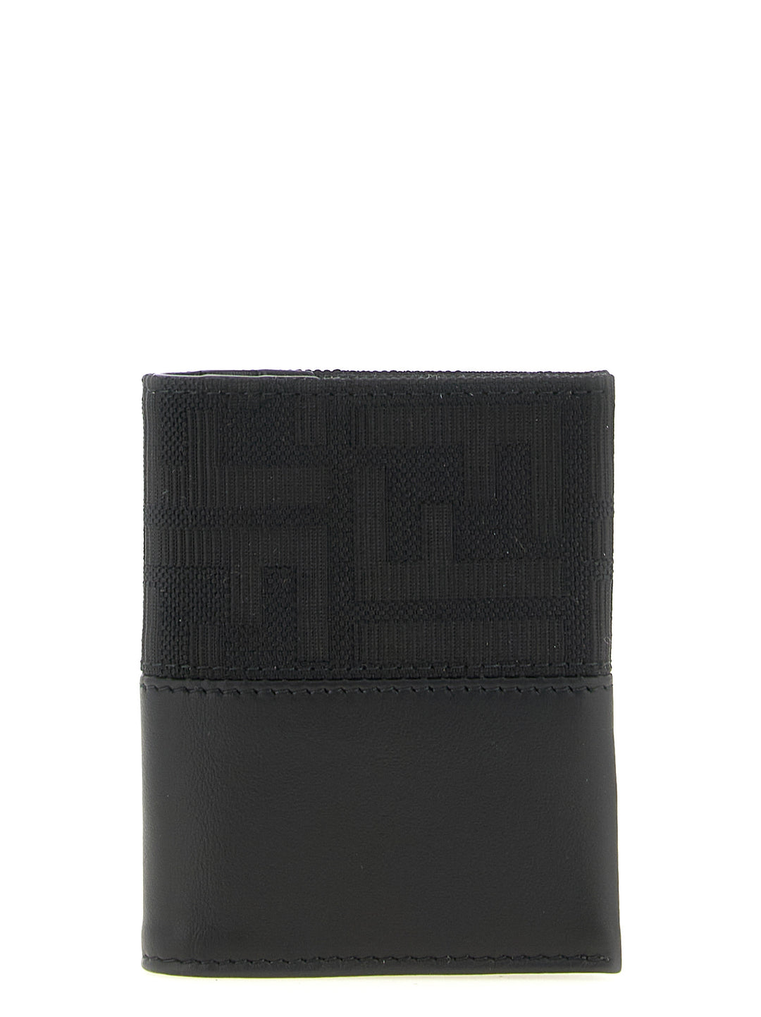 Fendi Ff Jacquard Cardholder Portafogli - Nero | 1a838ccb06c4886a43450bfef71fff18e371b38b