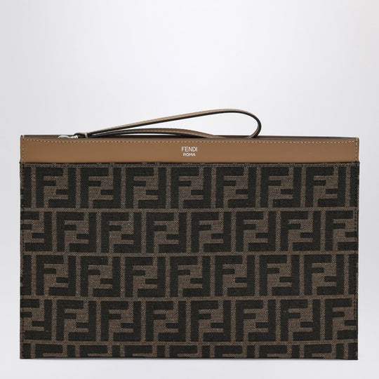 Ff Jacquard Flat Pouch Medium