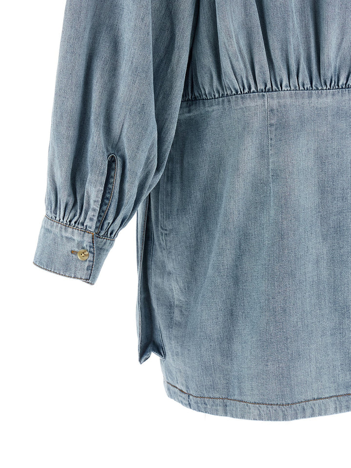 7 For All Mankind Utility Abiti - Celeste | d2f47f7531afaf915714a0333872a4a49dcf9fcc