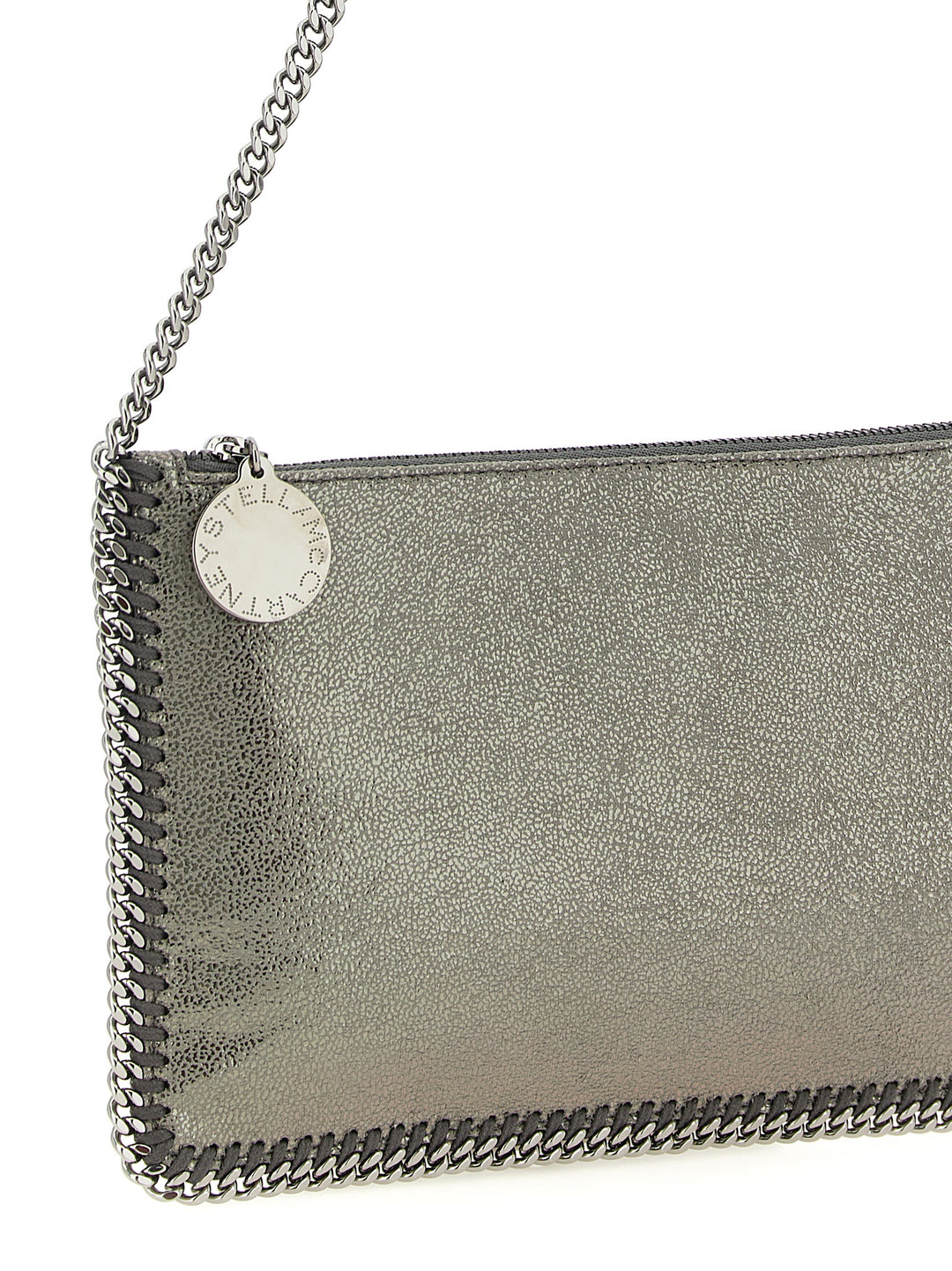 Stella Mccartney Falabella Clutch - Grigio | 14c0ead6499f3e33cc7ae94b1dec8d7d0083f8ec