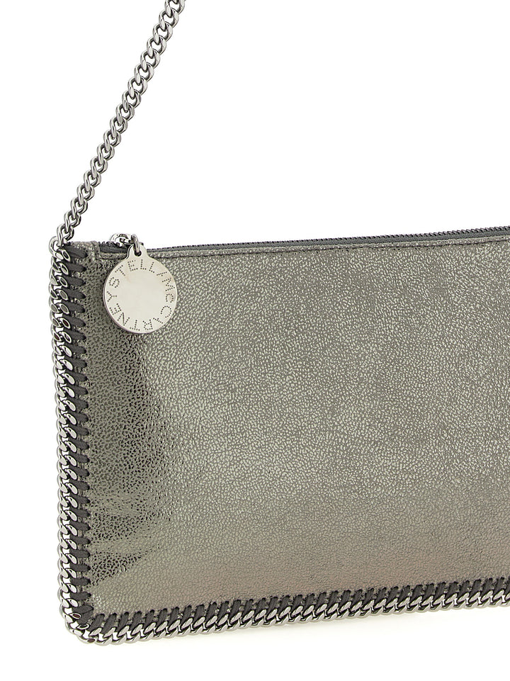 Stella Mccartney Falabella Clutch - Grigio | 14c0ead6499f3e33cc7ae94b1dec8d7d0083f8ec