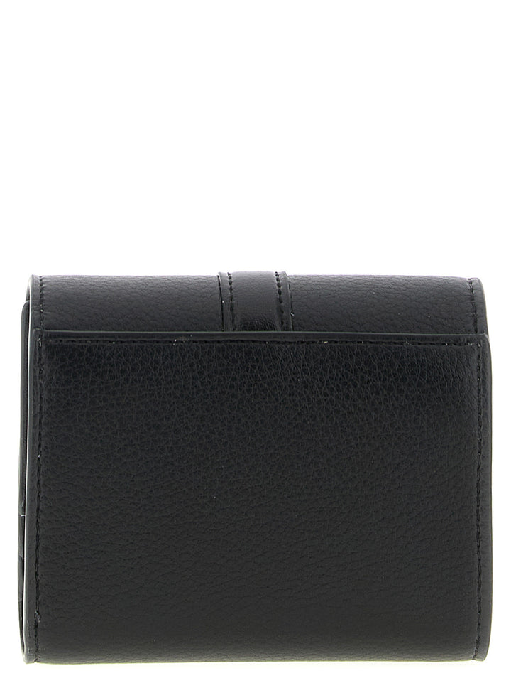 Stella Mccartney Stella Rider Trifold Portafogli - Nero | 63e806901b050dfe1be80691a57b61e94b1630b8
