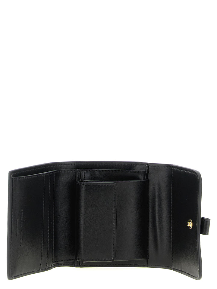 Stella Mccartney Stella Rider Trifold Portafogli - Nero | 012d9ae55a8d1acd68ab674fc515537bc053f915