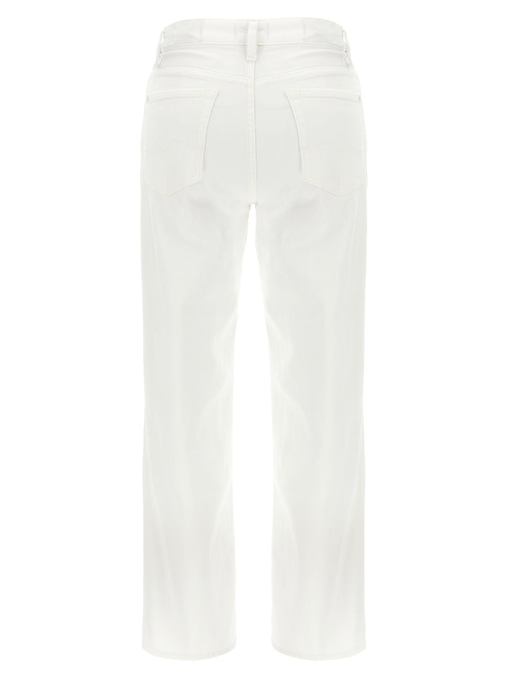 7 For All Mankind Calie Jeans - Bianco | 9e27fabd6a6e9bd3ed36f113ad23b4002a2e7af0