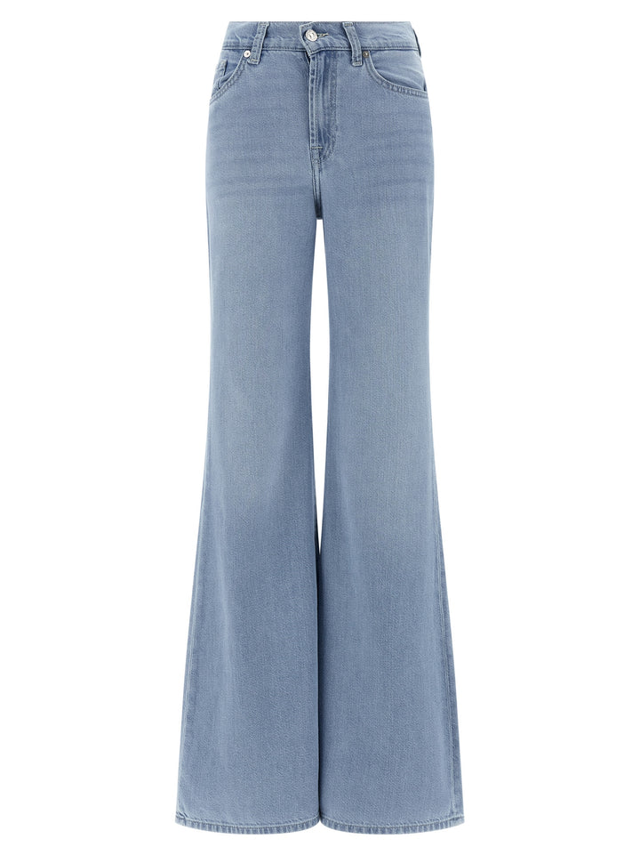 7 For All Mankind Retro Flare Hana Jeans - Celeste | 47bc2c6d1d9220beb96aa10c181d0214707d0e80