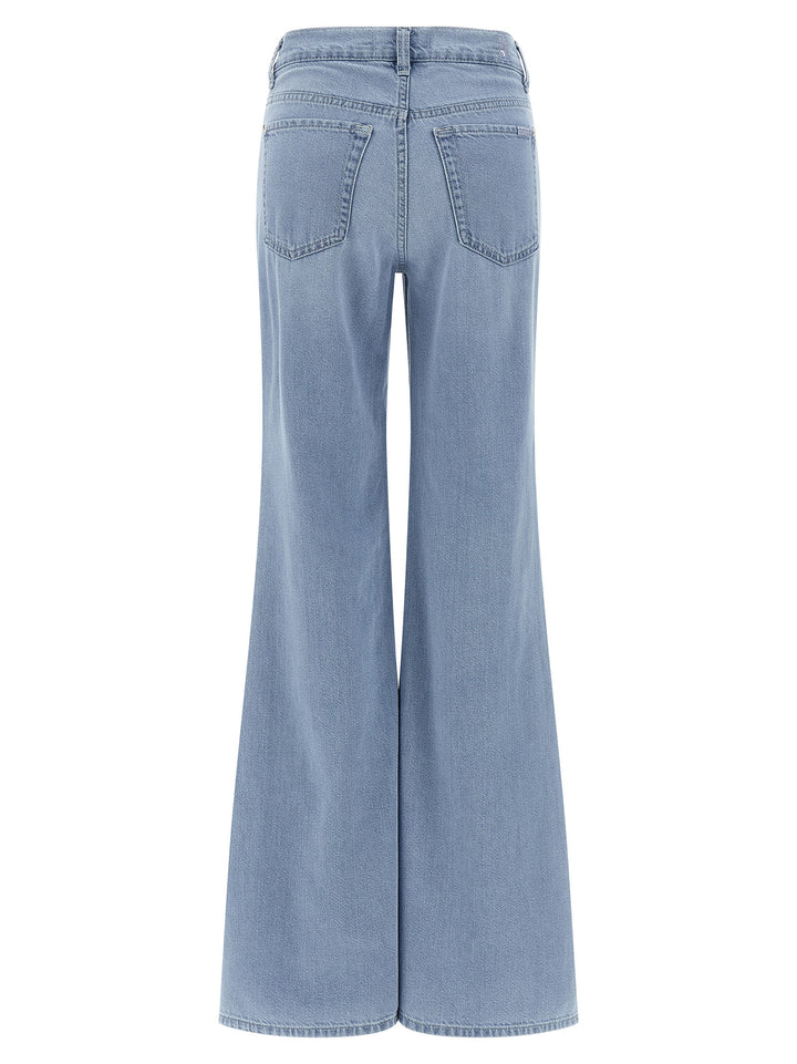 7 For All Mankind Retro Flare Hana Jeans - Celeste | 09fc9ef1bc091535af9b31be07d8b76969906da6