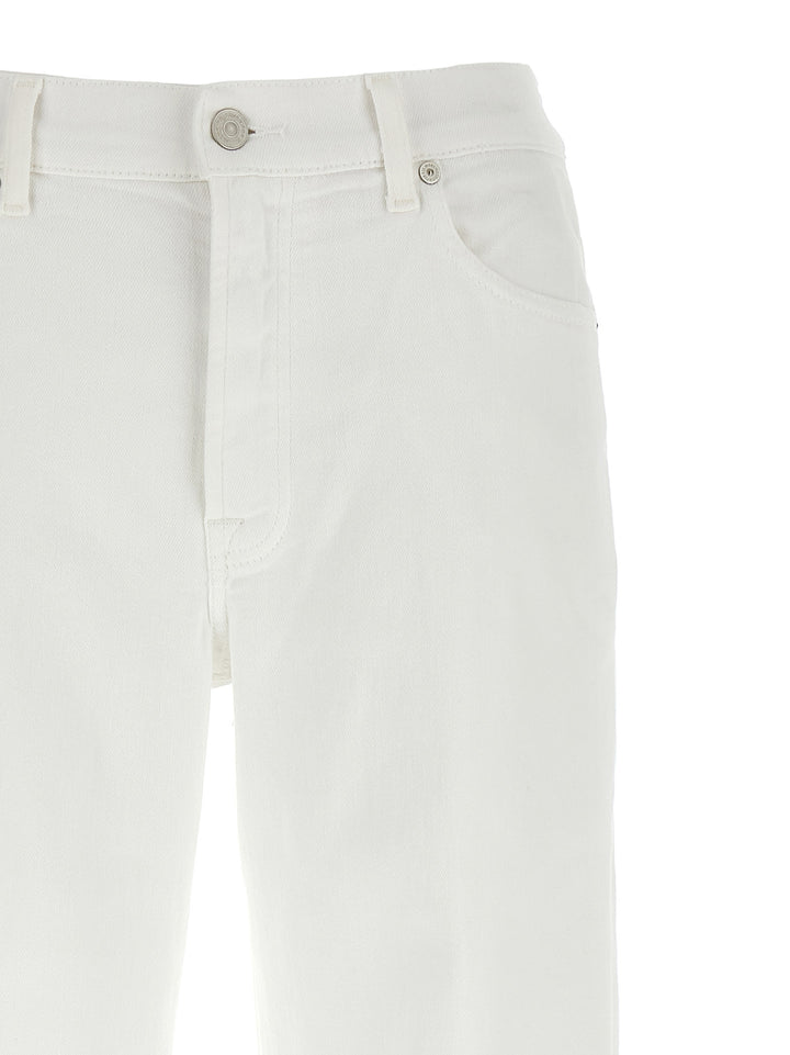 7 For All Mankind Stovepipe Jeans - Bianco | e8f2549997bc1b9edafb21b2cf7740778f23642d
