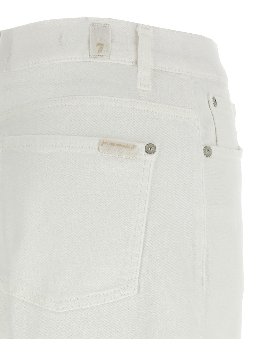 7 For All Mankind Stovepipe Jeans - Bianco | aeff568ba03f0e29d64a18be43e35a5ffda17ec3