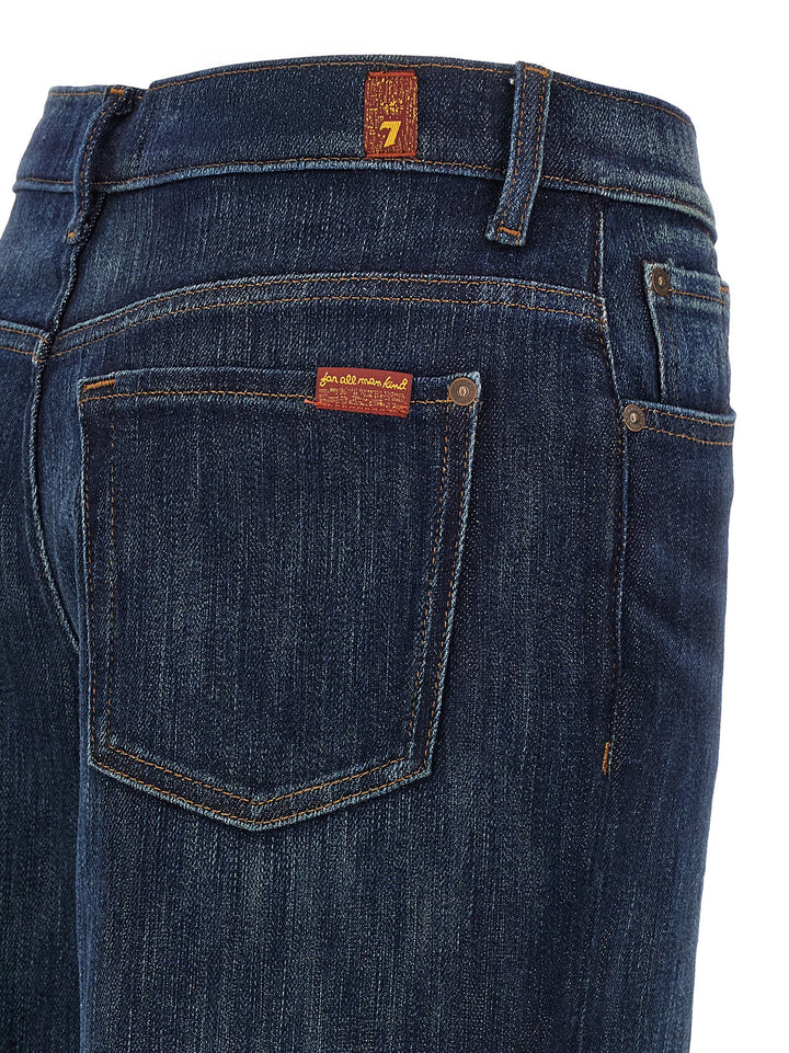 7 For All Mankind Stovepipe Jeans - Blu | 90e078a878ac2fc862f1103b6e5aabfb85968193