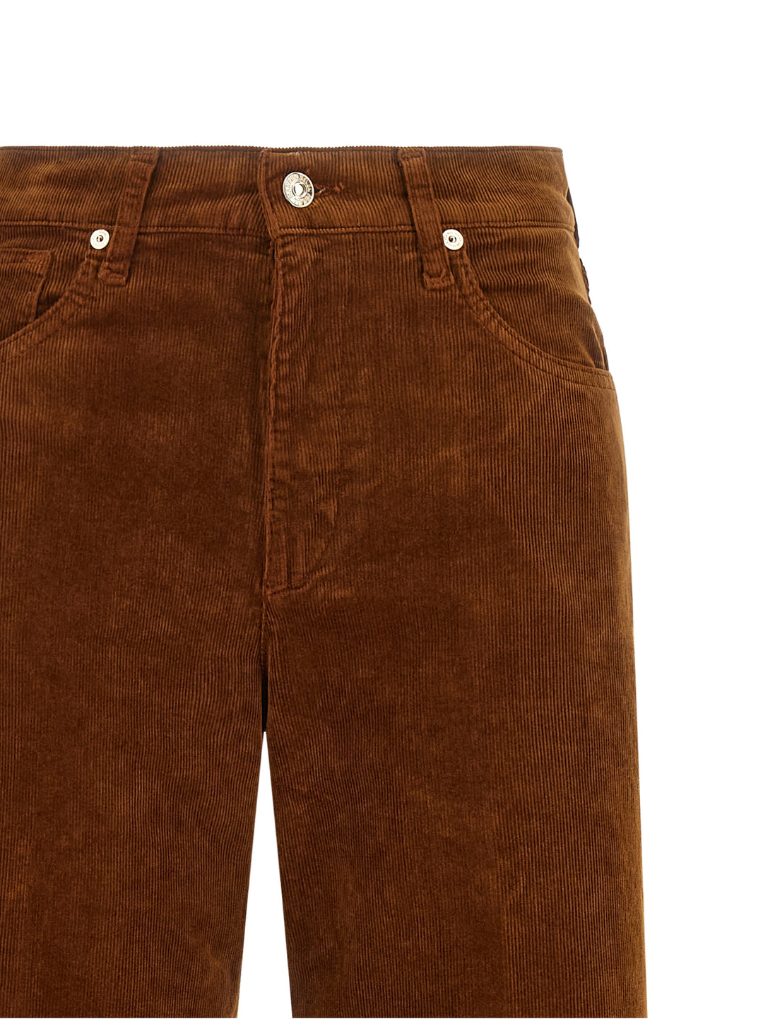 7 For All Mankind Stovepipe Straight Pantaloni - Marrone | 956e474b3da0bf8fcf876ece9311e110612fa178