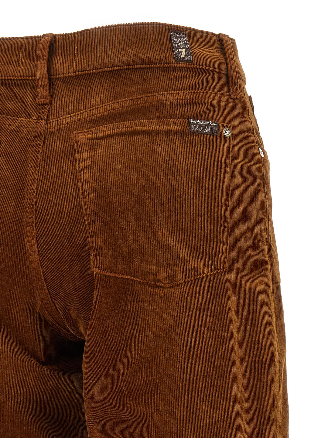 7 For All Mankind Stovepipe Straight Pantaloni - Marrone | 71c34f34550e58863b6d8314b45a1665abbd023b