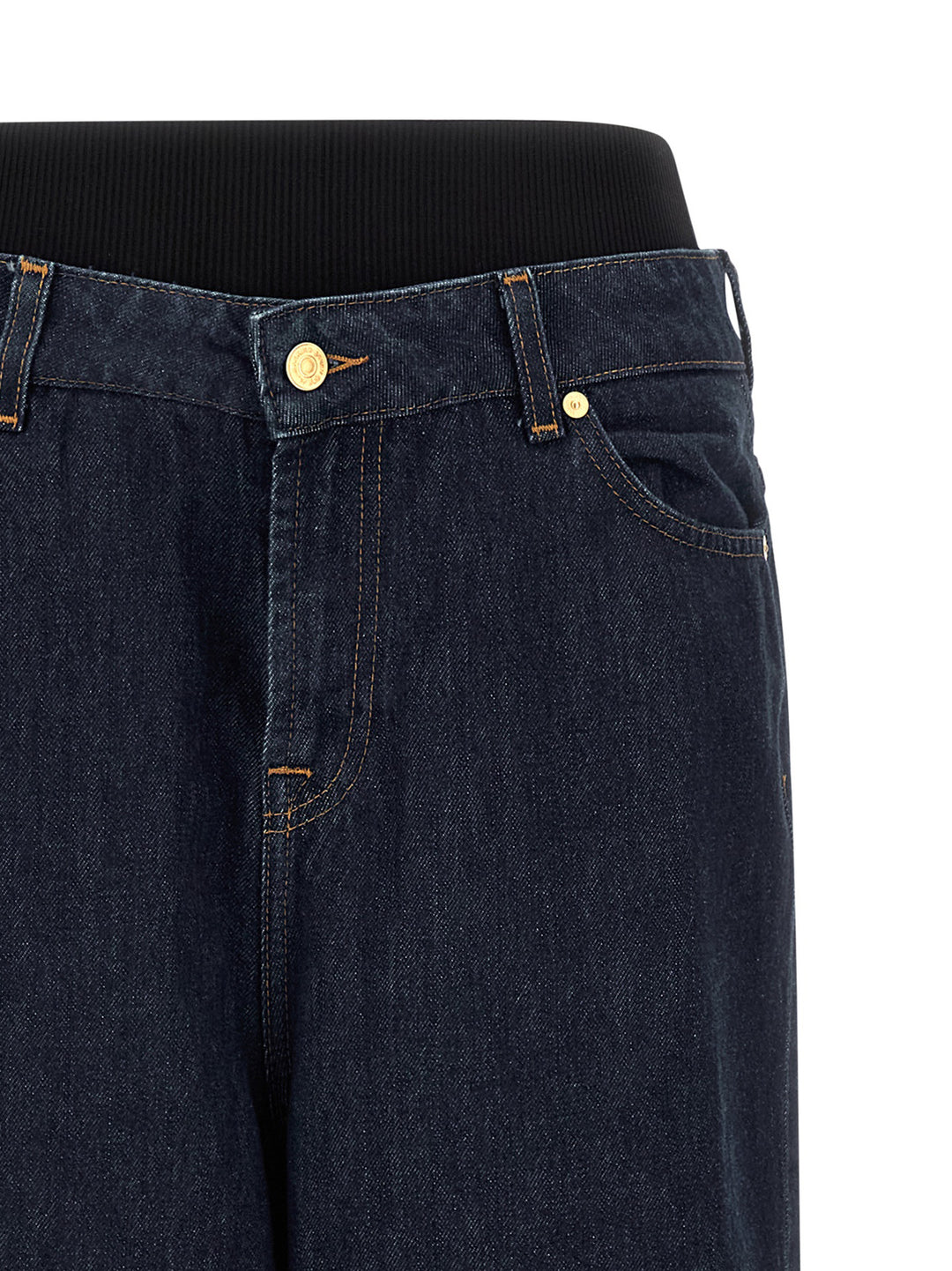 7 For All Mankind Banded Slouchy Wide Jeans - Blu | c2d38bcd8caf68e062e33bb5deddab804d731324