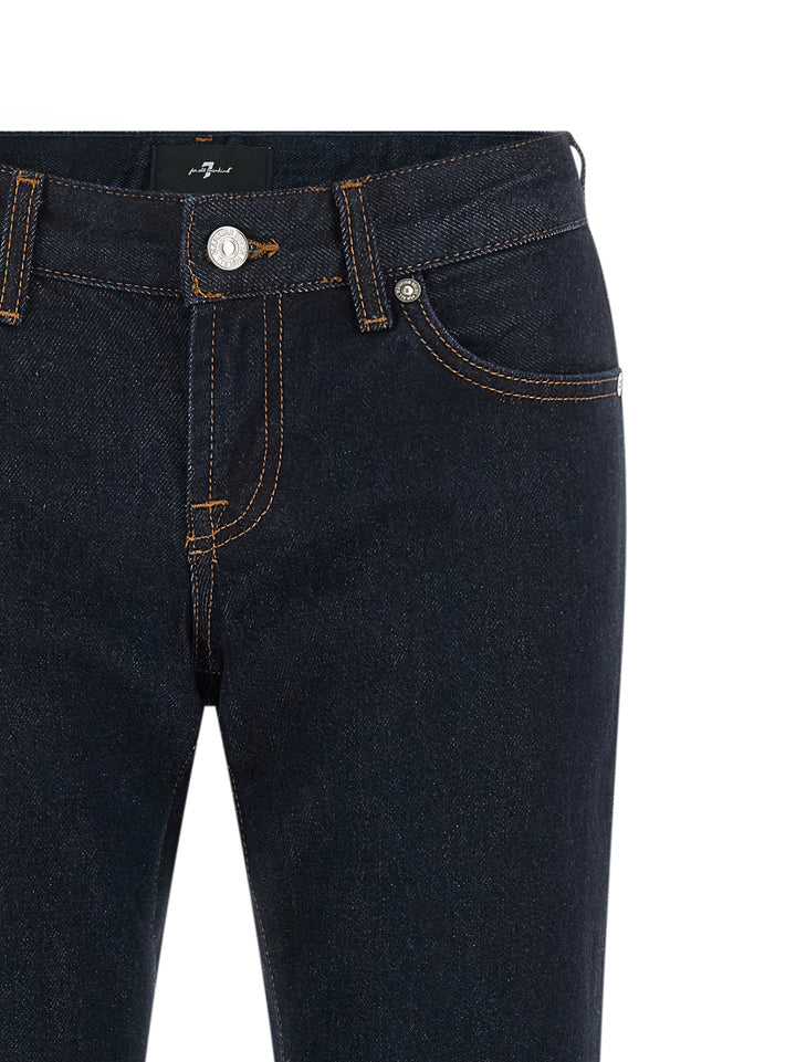 7 For All Mankind Low Cigarette Jeans - Blu | 77f46ef203dfd7832ce5d0cb06a7850b4a45430e