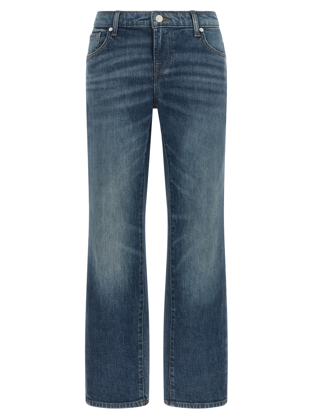 7 For All Mankind Low Cigarette Jeans - Blu | 697a4937587fd965d1d82768af93403df8f06f82