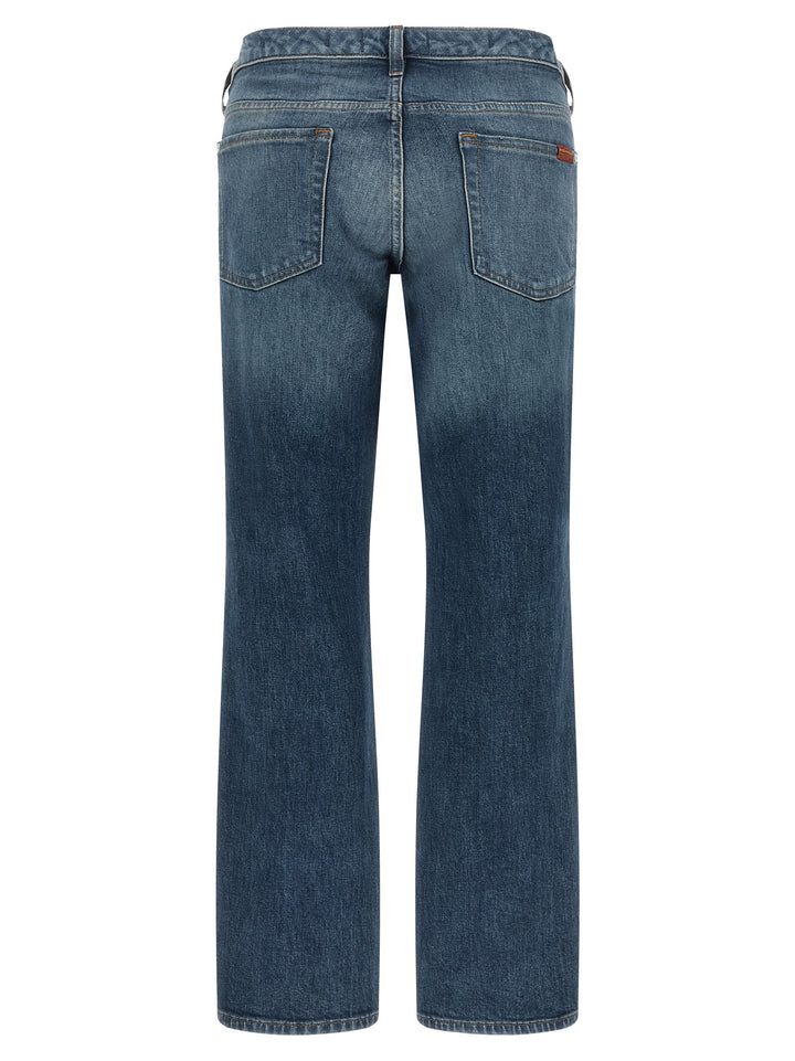 7 For All Mankind Low Cigarette Jeans - Blu | 2ad4b9c840db64a7f7c19c523c7934ef340530a4
