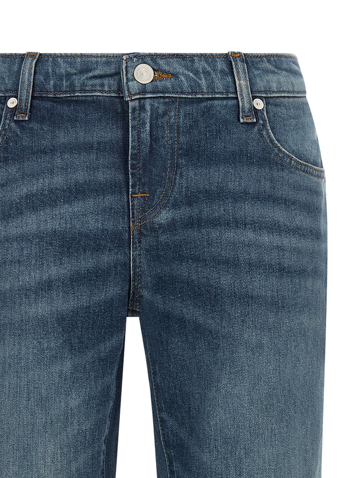 7 For All Mankind Low Cigarette Jeans - Blu | 1427f1a85e3e7f4ba3e58a8c66a58392975e69b9
