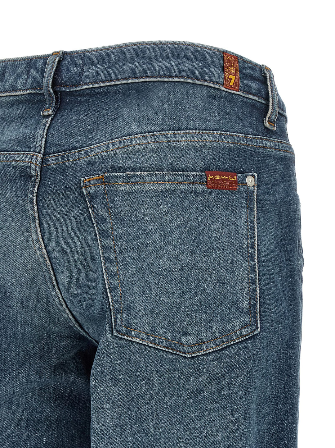 7 For All Mankind Low Cigarette Jeans - Blu | dabd2df10e73960a89f25af464fc9e6ac70e6dfa