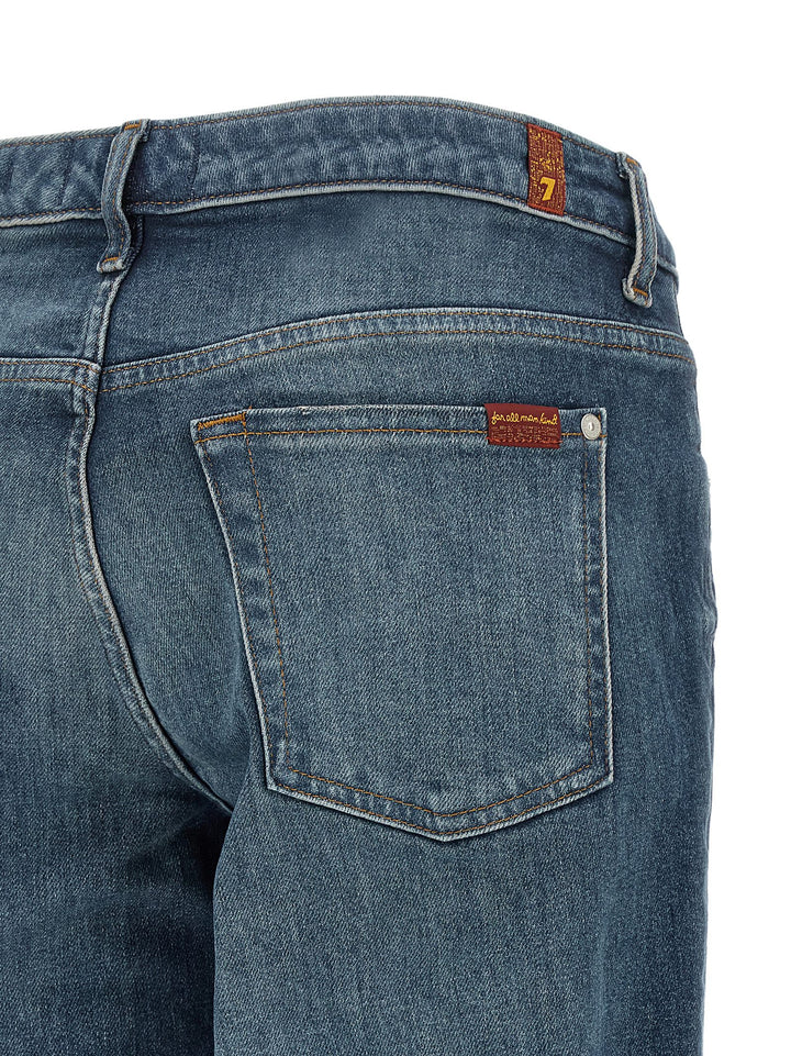 7 For All Mankind Low Cigarette Jeans - Blu | dabd2df10e73960a89f25af464fc9e6ac70e6dfa