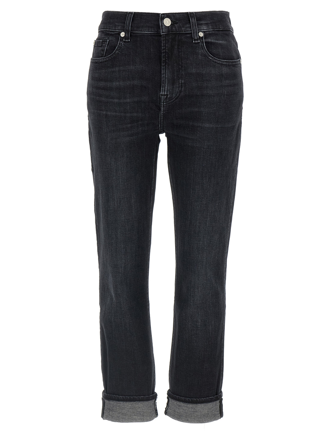 7 For All Mankind Relaxed Skinny Jeans - Nero | 4f215c45b42c919aef8b5a94496fbebbca689c35
