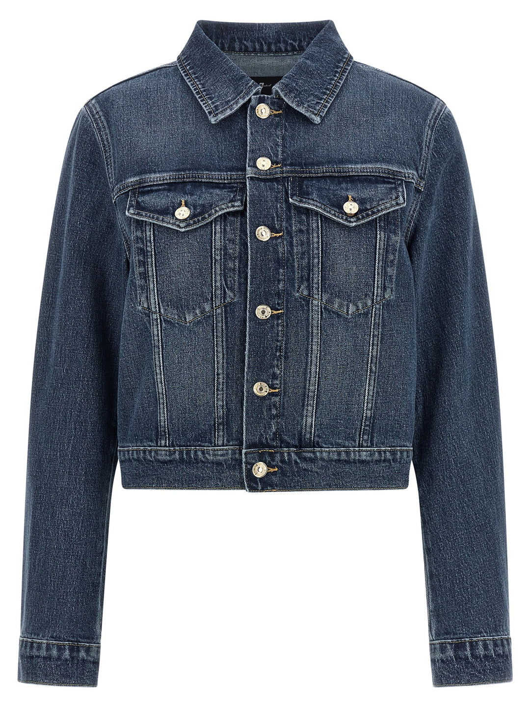 7 For All Mankind Darted Shrunken Puffer Jackets - Blu | 8205d3ae6c9eb720dbff9ce14f54662ab4a88a91