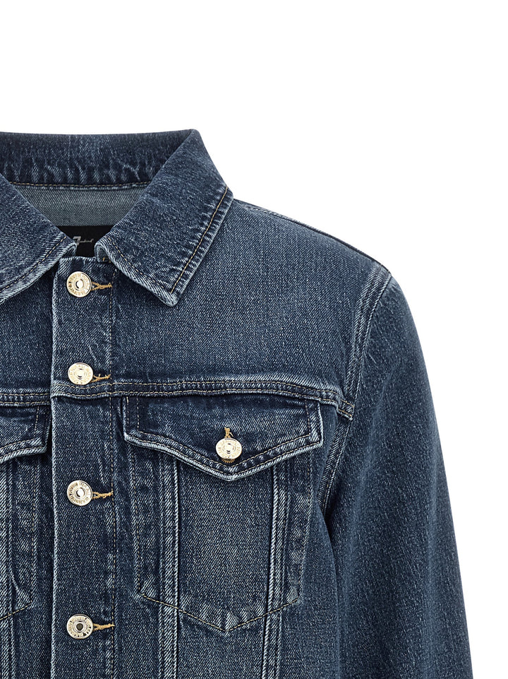 7 For All Mankind Darted Shrunken Puffer Jackets - Blu | 587b8da0c2897f279e86073422b41b2ebbcd4c01