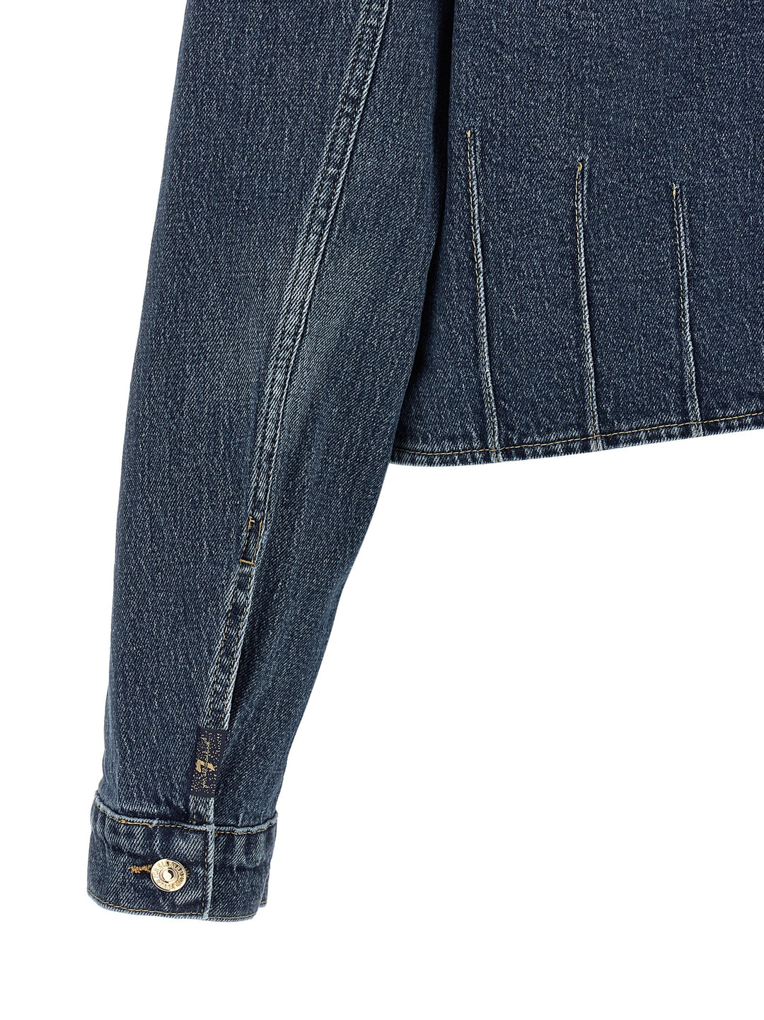 7 For All Mankind Darted Shrunken Puffer Jackets - Blu | d7a29f175138c6fb67446ccf49e701f22c1d6052