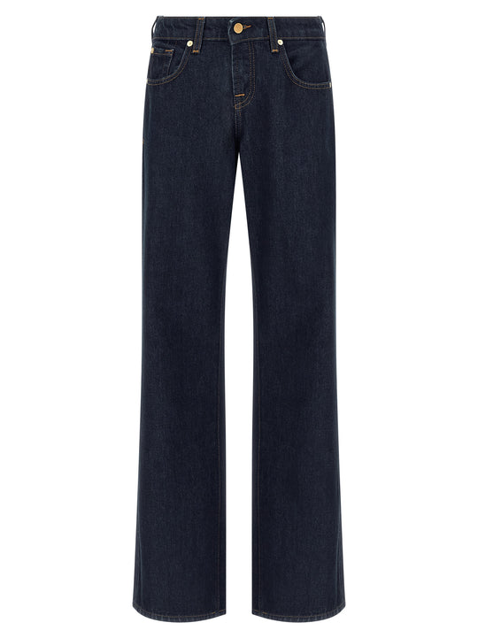 Low Waist Jeans Blu