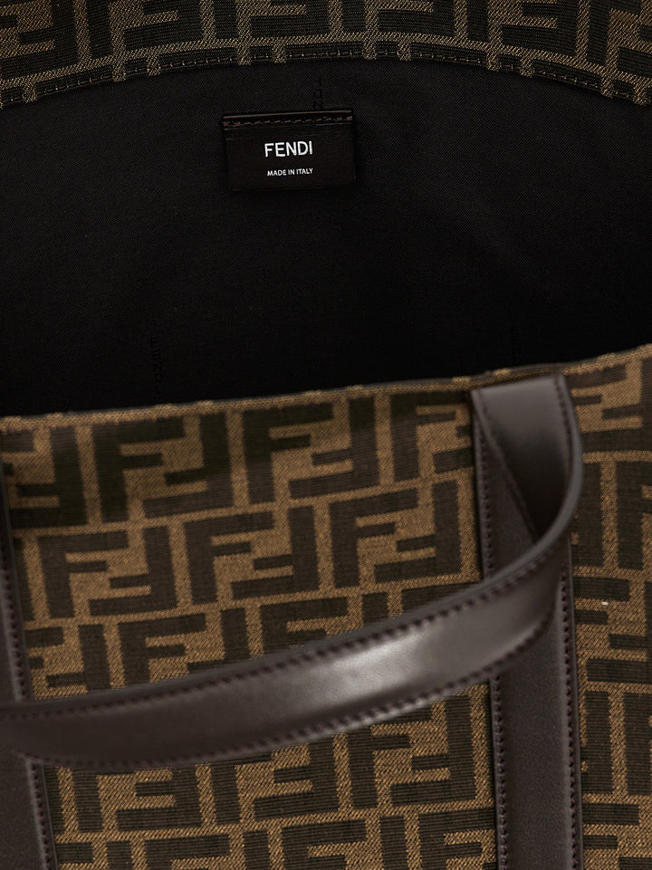Fendi Ff Tote - Marrone | 8a46633c3bb87c5b7294b739e4e4880a22c70bd1