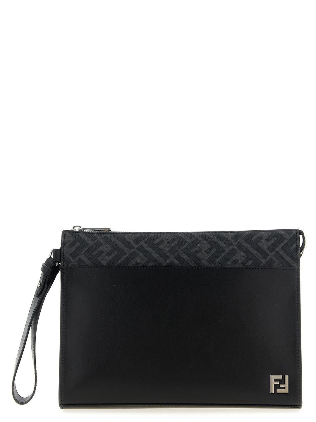 Fendi Squared Ff Clutch - Nero | 8af5aa9c90291b67410ea1edbc815fd7780042d2