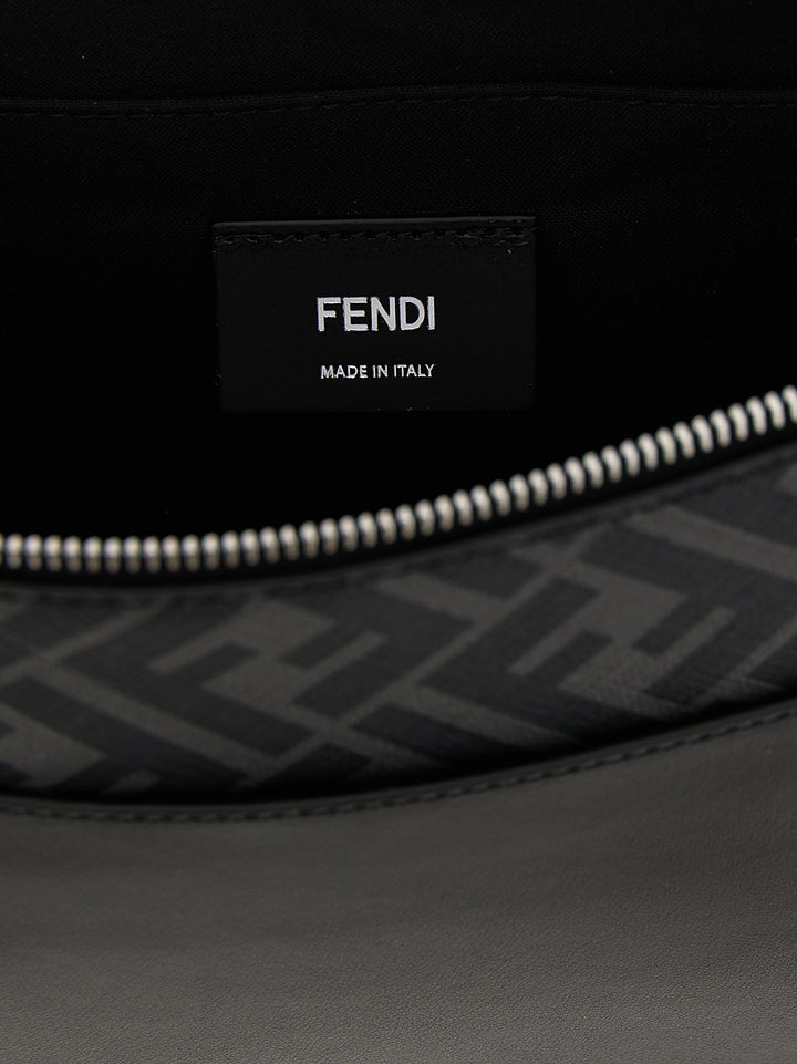 Fendi Squared Ff Clutch - Nero | 3f0f12e7583607b283f780044f01d7899cba1f9e