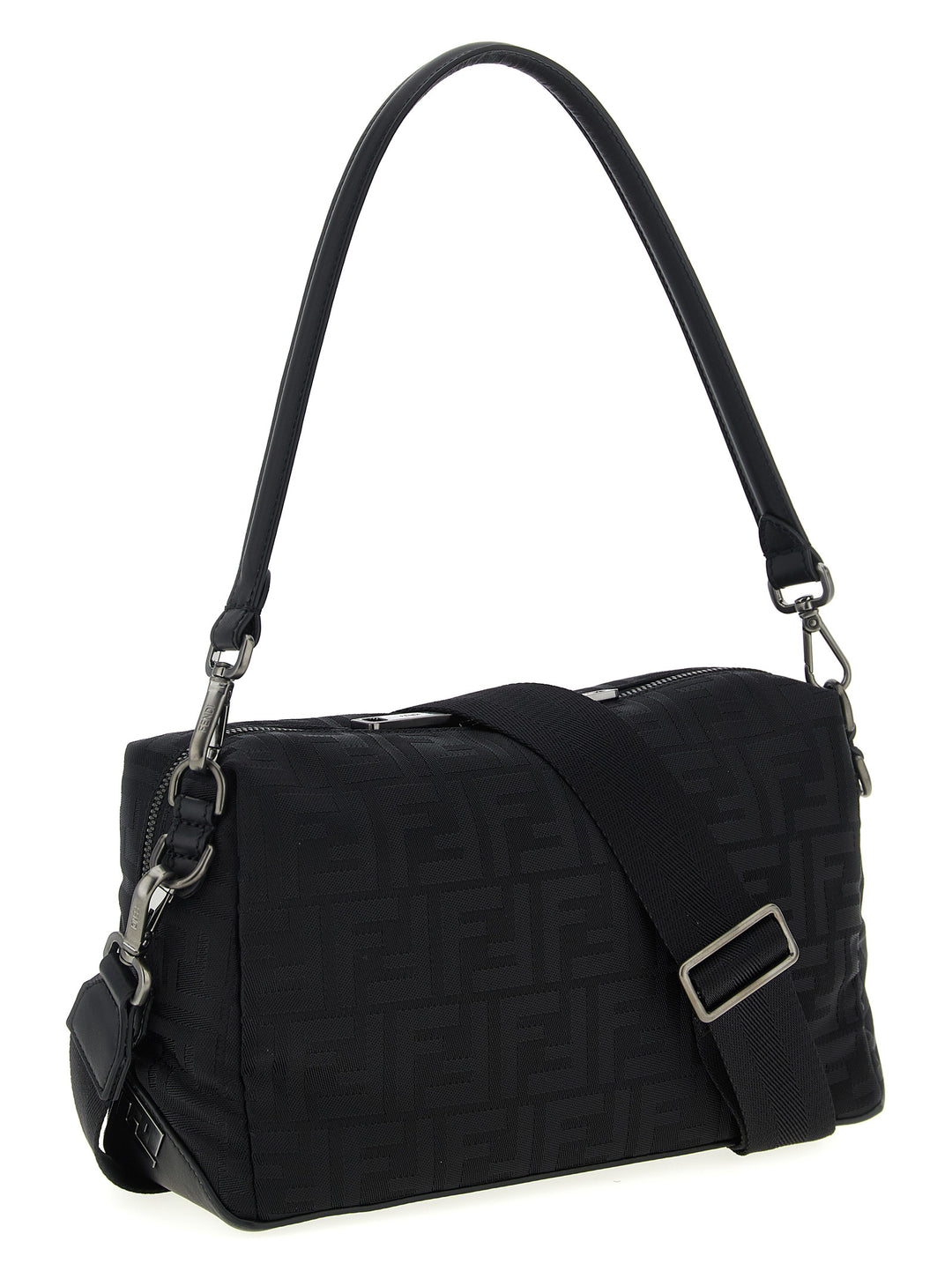 Fendi Fendi Lui Medium Squared Ff Borse a Spalla e Tracolla - Nero | 05ee453aa480c6bcb7343731e82fc8676b7407d8