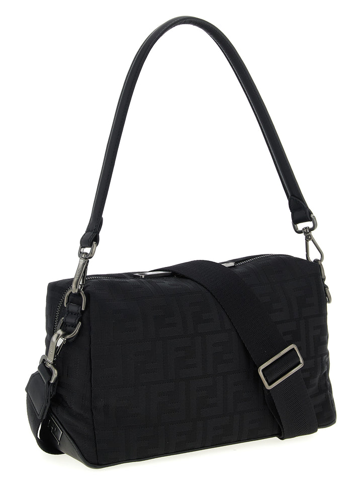 Fendi Fendi Lui Medium Squared Ff Borse a Spalla e Tracolla - Nero | 05ee453aa480c6bcb7343731e82fc8676b7407d8