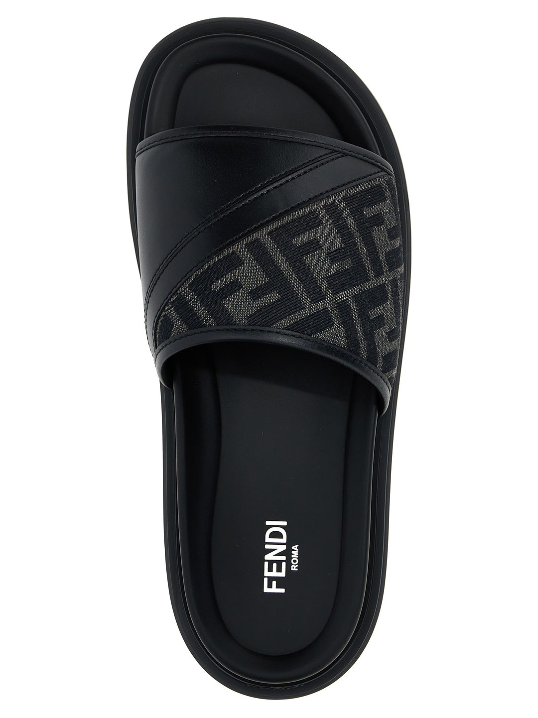 Fendi Fendi Diagonal Sandali - Nero | ec193c9a49c447a26f8c84e51c7e7a79c2c52818