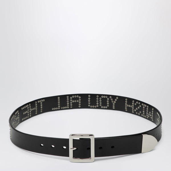 Black Leather We Wish You All The Best Belt