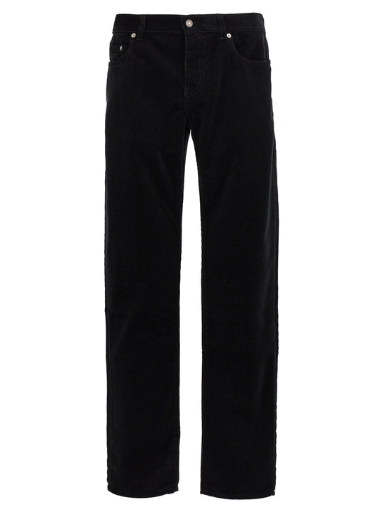 Corduroy Trousers Pantaloni Nero