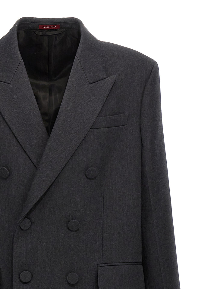 Gucci Double-Breasted Coat Trench e Impermeabili - Grigio | a6a8b782c2b0b1fa35a28abe900a0df6e9cf1b49