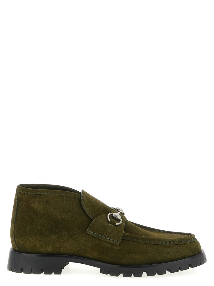 Gucci Horsebit Ankle Boots Stivali e Stivaletti - Verde | d8d0c45ff22a763b91adddad7df6a52cf4591d2d