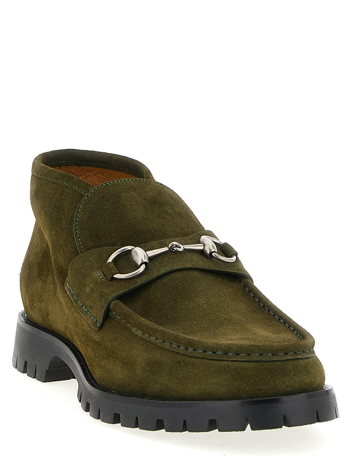 Gucci Horsebit Ankle Boots Stivali e Stivaletti - Verde | 9f2ffae9122e46c788e8e9ed1ac888b060f595fa