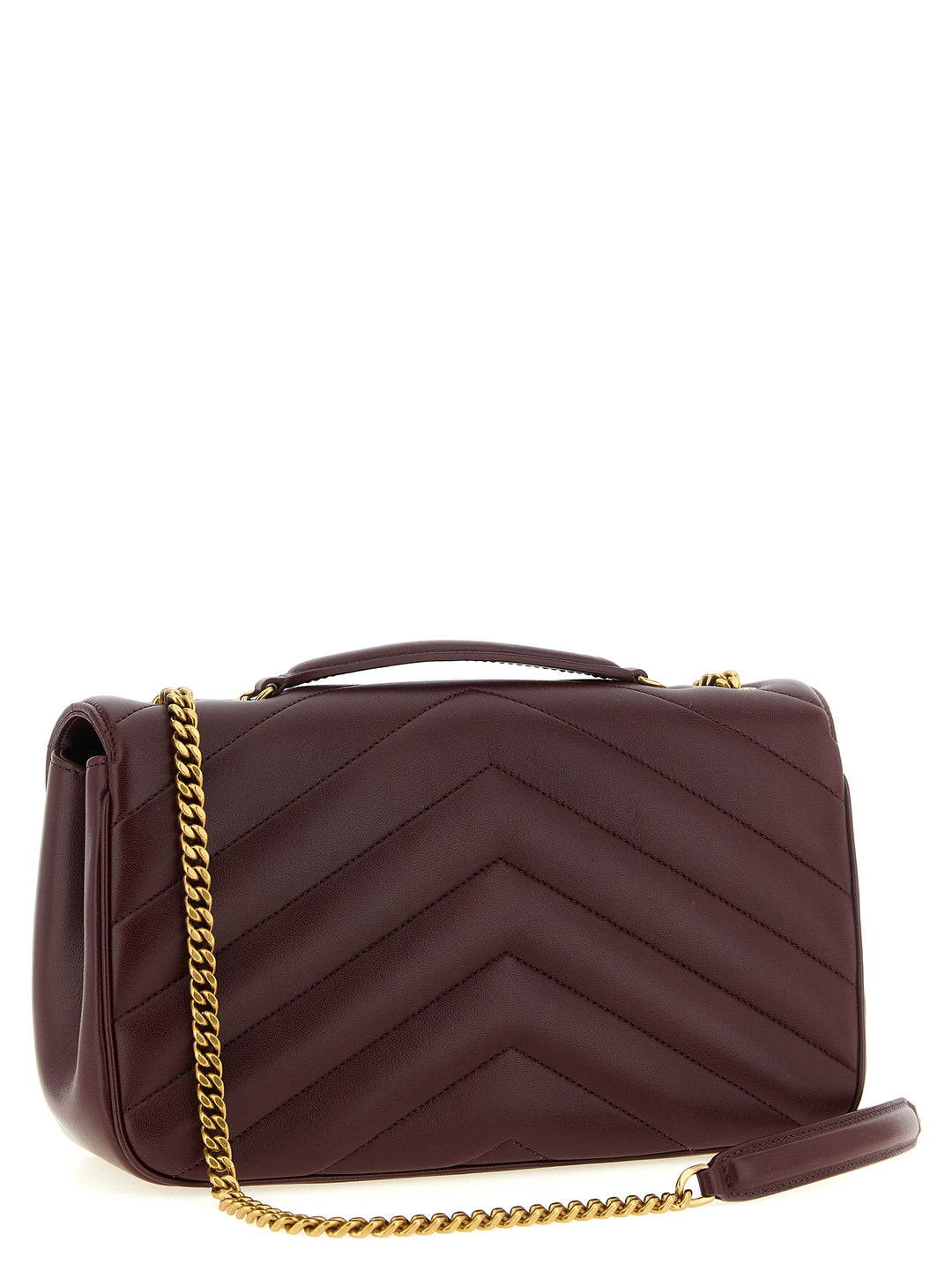 Saint Laurent Loulou Borse a Spalla e Tracolla - Bordeaux | b5ac52a0fdbf61417068521f369a04149bde7f69