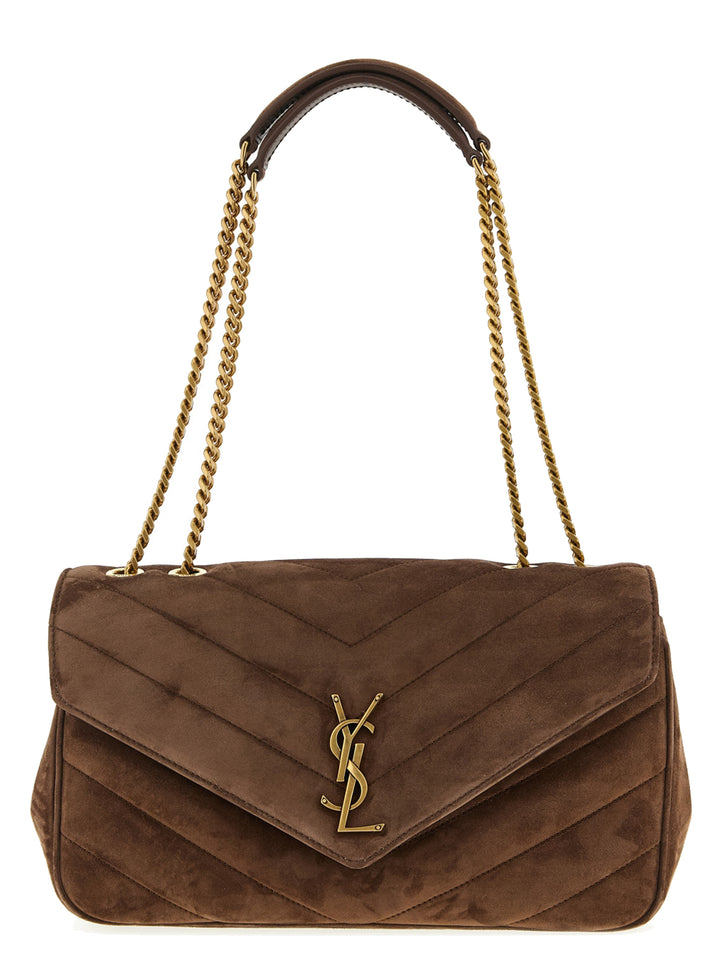 Saint Laurent Lou Lou M Borse a Spalla e Tracolla - Marrone | 738bf0644b64f318e778fc23e5cf0615064c4c32