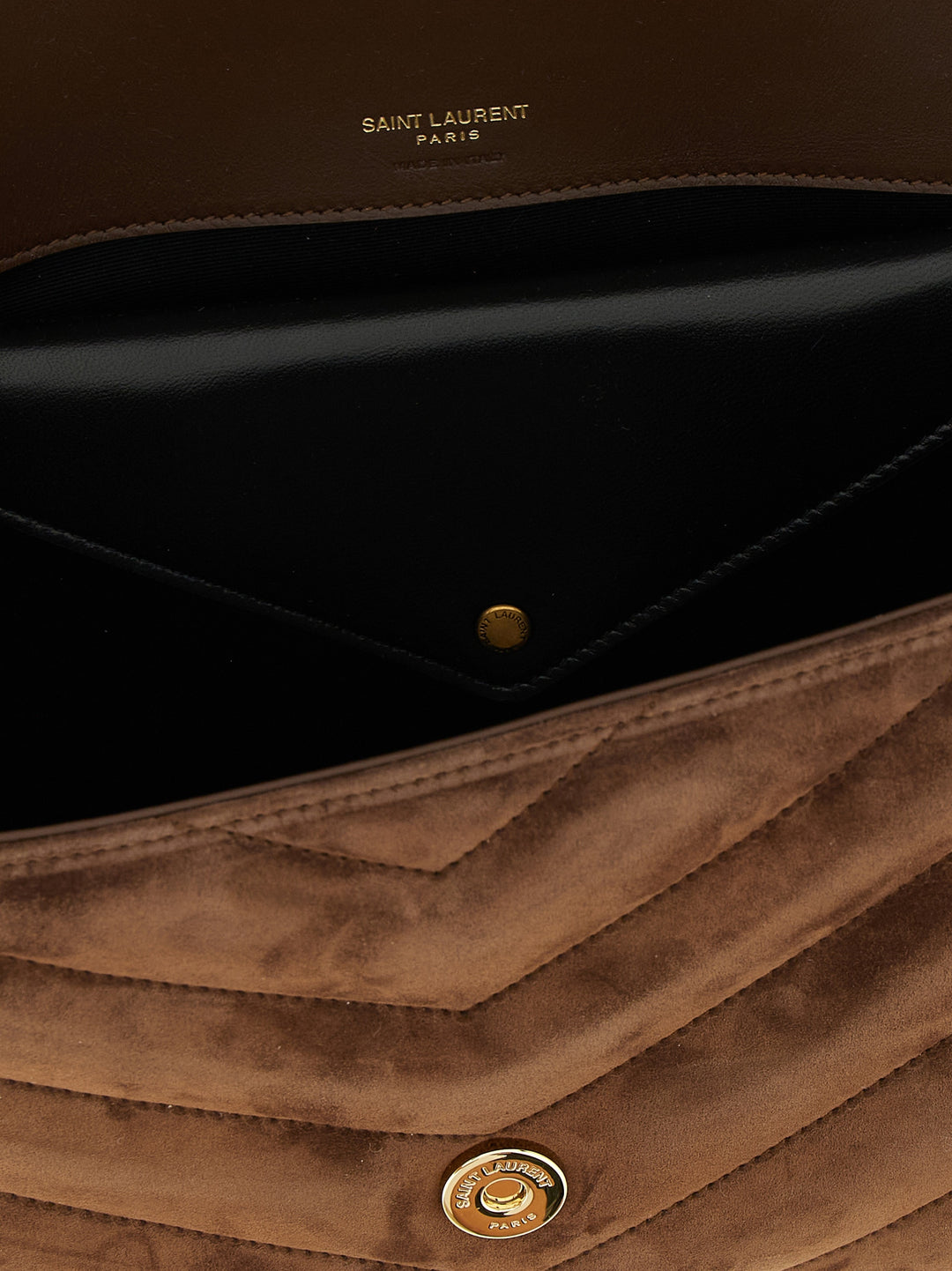 Saint Laurent Lou Lou M Borse a Spalla e Tracolla - Marrone | 86a12e4cff854b062ced04bded125507ab4ee560