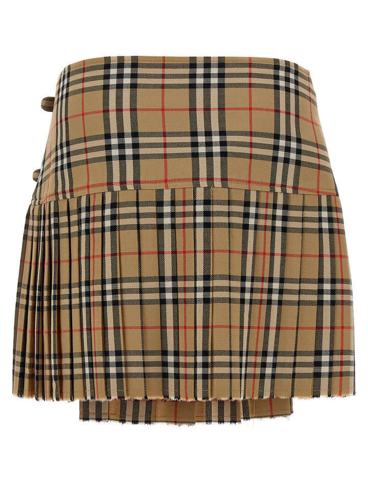 Burberry Kilt Skirt Gonne - Beige | f622e5e5c23364badfbf426dd9efbbd03ca17c07